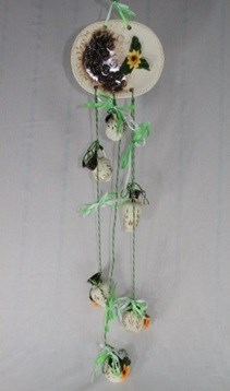 арт.30-802/1 Оберег "Пано" пенка-зигзаг салатовый. 70 см 30-802/1