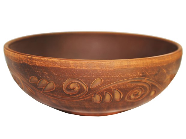 69_253.2С Миска для Борща (салатник) (Вьюнок) 0,8 л. ; высота - 5,5см, ширина - 17,5см, длина - 17,5см (2) 69_253.2С