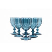 Набор бокалов "Тоскана" 15*8 см 280 мл 6 шт.в ПУ синие BL_B101104