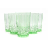 Набор стаканов "Тоскана" 12,5*8 см 330 мл  6 шт.в ПУ зеленые BL_B101110
