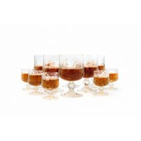 Набор 6 фужеров,6 рюмок в ПУ фужер 200 мл,рюмка 50 мл BL_C101042
