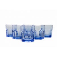 Набор стаканов "Индиго" 200 мл  8*7 см  6 шт, в ПУ BL_CB101166
