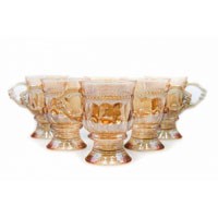 Набор кружек "Янтарь"6 шт. 10*7 см в ПУ BL_CE101204