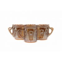Набор кружек "Янтарь"6 шт.8*6,5 см в ПУ BL_CE101206