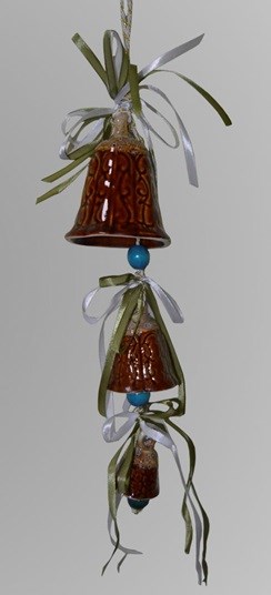 арт.07-021 Оберег "Колокольчик -3" шоколад L=35cм 07-021