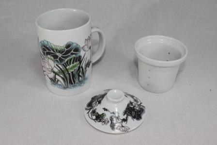 арт.9943 Чашка "Травник" (с крышкой) 0,35л. 9943