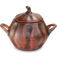 59-737 Супница керамическая "Тыква" Большая, "Гладкая серия" 4,7л.; высота - 25см, ширина - 31см, длина - 23см BL_59-737