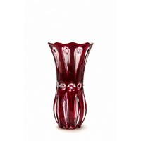 Ваза "Schonborner"19 *10.5 см темно красная в ПУ BL_R101061