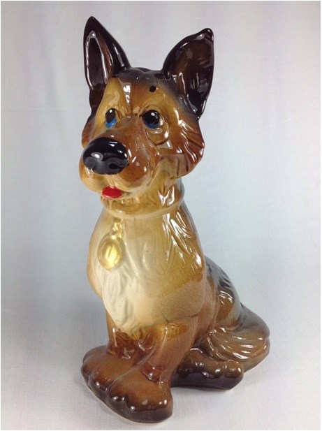 Арт.  15-1566 Копилка "Овчарка" 30 см. 15-1566