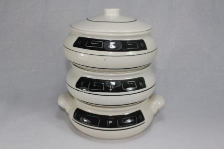 арт.НХ1003 7438 Набор для холодца "Греция" белый (3пр.) 0,9л. НХ1003