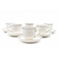 Кофейный  набор  12 пр..чашка 100 мл в ПУ BL_A101015