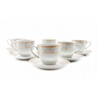 Кофейный  набор  12 пр..чашка 100 мл в ПУ BL_A101018