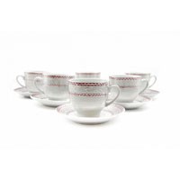 Кофейный  набор  12 пр..чашка 100 мл в ПУ BL_A101019