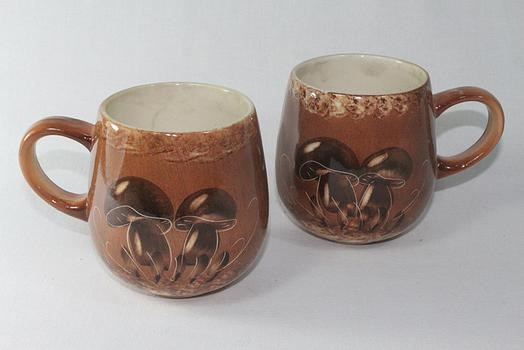 арт.7228 Чашка "Грибы" (капля) 0,5л. 7228