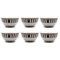 A101095.6 Набор салатников Bekkerland объем - 450 мл, Объем кувшина - 0,45л, Высота изд. - 6,5см, Количество предметов - 6шт. Диаметр изделия - 13,5см. BL_A101095.6