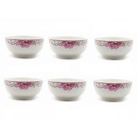 A101155.6 Набор салатников Bekkerland объем - 400 мл, Объем кувшина - 0,4л, Высота изд. - 6,5см, Количество предметов - 6шт. Диаметр изделия - 13см. BL_A101155.6