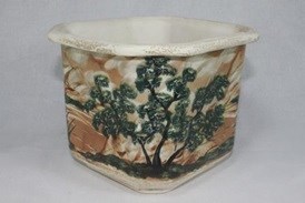 арт.532 Цветочный горшок 15х18см 532