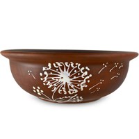 59-913 Супница (миска) дачная большая "Одуванчик" 1,2л; высота - 7см, ширина - 20см, длина - 20см BL_59-913