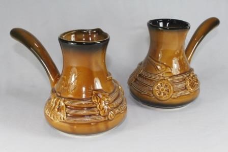 арт.ТУ1004 25231 Турка большая «Украинская лепка» 0,6л. ТУ1004