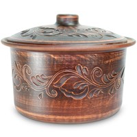 59-868 Форма для запекания (Кастрюля) Новая "Декор серия" 2л; высота - 16см, ширина - 20см, длина - 20см BL_59-868