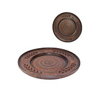 69_125.2С  Тарелка (Колос) 1шт  высота-2см, ширина - 19см, длина - 19см (2) 69_125.2С