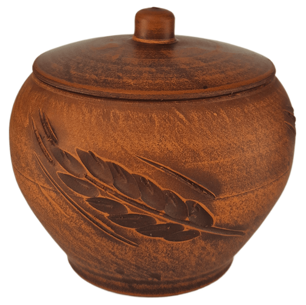 69_130 Горшок для жаркого (Колос) 1шт 0,7л высота-9см, ширина - 13см, длина - 13см (2) 69_130