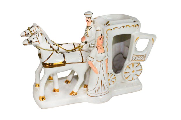 арт.АР1005 4002 Арома-лампа "Карета" Н=15 см АР1005