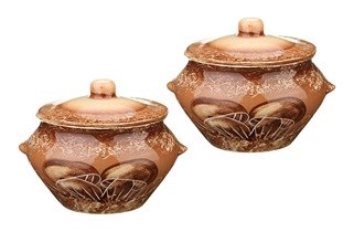 арт.7204 Горшок для запекания "Грибы" 0,4л. 7204