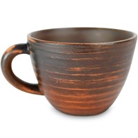 59-767 Чашка "Капучино" "Гладкая серия", вальцованная 0,125л ; высота - 5см, ширина - 9см, длина - 7см BL_59-767