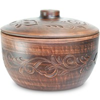 59-866 Блюдо для запекания-сотейник "Декор серия" 2,4 л; высота - 14см, ширина - 19см, длина - 19см BL_59-866