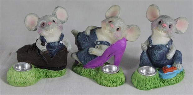 арт.9182 Подсвечник "Мышка" 9182