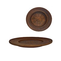 69_024.1Ш Тарелка (Гладь) 1шт высота-2,5см, ширина - 25см, длина - 25см 69-024