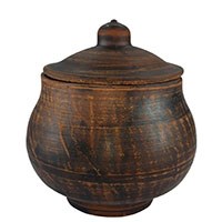 69_034.1 Горшок для жаркого (Гладь) 1шт 0,3л высота-7,5см, ширина - 10см, длина - 10см 69-034