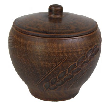 69_131.1 Горшок для жаркого (Колос) 1шт 0,55л высота-8,5см, ширина - 12см, длина - 12см 69-131