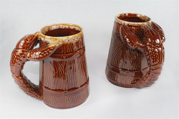 арт.БО1027 48-002 Бокал "Рак" (коричневый) 0,8л. БО1027