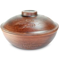 59-855 Сковорода-жаровня  №1 "Колос" "Декор серия" 3,5 л; высота - 15см, ширина - 27см, длина - 27см BL_59-855