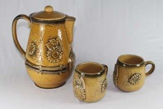 арт.ПН1018 25108 Питьевой наобор  "Кувшин +2 чашки" 2,3 л.+0,35л.(2шт) ПН1018