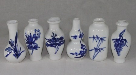 арт.9122 Набор вазочек"Миа" (6шт.) Н=9см 9122