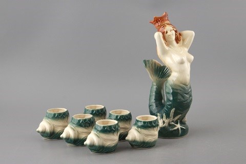 арт.34123 Водочно-коньячный набор "Русалка" (штоф+6 стопок) 34123