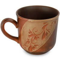 59-762 Чашка Семейная "Ангоб" 0,35л ; высота - 8см, ширина - 11см, длина - 9см BL_59-762