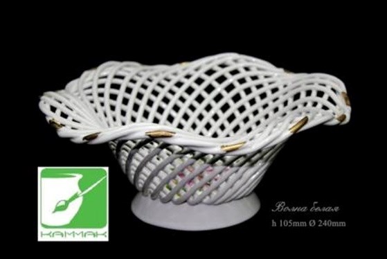 арт.44101 Конфетница/фруктовница "Волна" 10,5/24см 44101