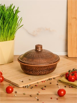 69-127 Блюдо для запекания/кокотница  (Колос) 0,55 л. ; высота - 11см, ширина - 16см, длина - 16см (2) 69-127