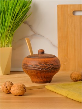 69-133С1 Емкость для специй(Колос) 0,35 л. ; высота - 10см, ширина - 11см, длина - 11см (2) (2) 69-133С