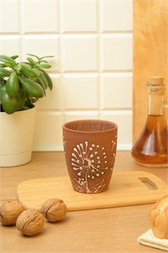 69_446.Ш Стакан (Одуванчик Б) 0,3л; высота - 9см, ширина - 6см, длина - 6см 69_446.Ш