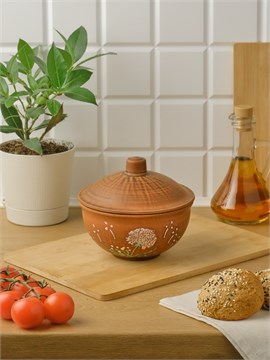 69-526 Кокотница большая (Одуванчик З) 0,7 л. ; высота - 14см, ширина - 15см, длина - 15см 69-526