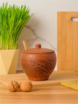 69-131С1 Емкость для специй №1 (Колос) 0,55 л. ; высота - 10см, ширина - 12см, длина - 12см (2) (2) 69-131С