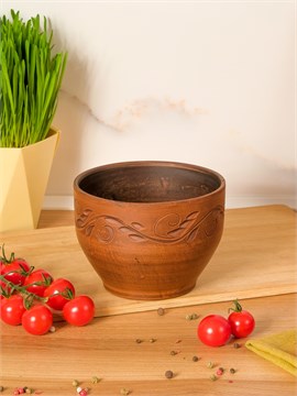 69_018.Ш Салатник (Гладь) 1шт 0,85л высота-10см, ширина - 13см, длина - 13см 69_018.Ш