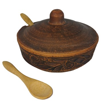 69-236С2 Емкость для специй (Вьюнок) 0,25 л. ; высота - 8см, ширина - 12см, длина - 12см (2) (2) 69-236С