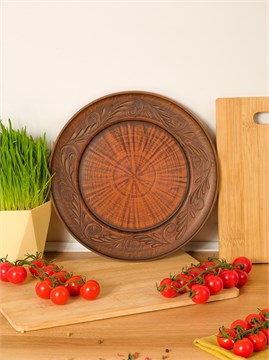 69-224 Тарелка  (Вьюнок) высота - 2,5см, ширина - 25см, длина - 25см (2) 69-224