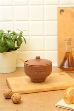 69-129С1 Емкость для специй  (Колос) 0,4 л. ; высота - 10см, ширина - 11см, длина - 11см 69-129С